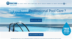 Desktop Screenshot of northbrisbanepoolcare.com.au